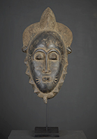 Masque Baoulé de Côte d'Ivoire de 52 cm