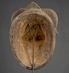 Masque Baoulé de Côte d'Ivoire de 33 cm