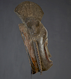 Masque Baoulé de Côte d'Ivoire de 39 cm