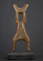 Lance pierre Baoulé de Côte d'Ivoire