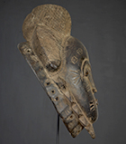 Masque Baoulé de Côte d'Ivoire de 52 cm