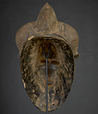 Masque Baoulé de Côte d'Ivoire de 52 cm
