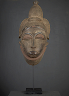 Masque Baoulé de Côte d'Ivoire de 47 cm
