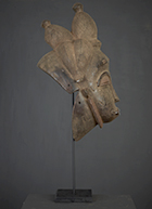 Masque Baoulé de Côte d'Ivoire de 47 cm