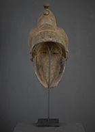 Masque Baoulé de Côte d'Ivoire de 47 cm