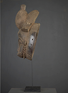 Masque Baoulé de Côte d'Ivoire de 46 cm