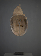 Masque Baoulé de Côte d'Ivoire de 46 cm