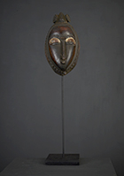 Masque Baoulé de Côte d'Ivoire de 26 cm