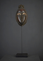 Masque Baoulé de Côte d'Ivoire de 26 cm