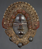 Masque Dan de Côte d'Ivoire de 31.5 cm