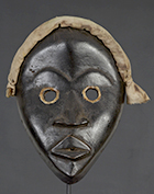 Masque Dan de Côte d'Ivoire de 24.5 cm