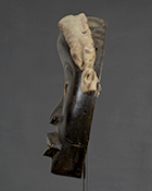 Masque Dan de Côte d'Ivoire de 24.5 cm