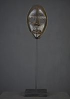 Masque Dan de Côte d'Ivoire de 21.5 cm