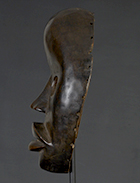 Masque Dan de Côte d'Ivoire de 21.5 cm