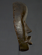Masque Dan de Côte d'Ivoire de 21.5 cm