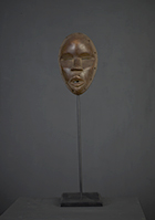 Masque Dan de Côte d'Ivoire de 21 cm