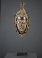 Masque Yaouré de Côte d'Ivoire de 45 cm