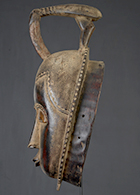 Masque Yaouré de Côte d'Ivoire de 45 cm