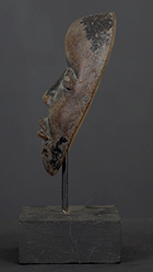 Masque passeport Dan de Côte d'Ivoire de 9 cm