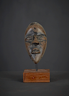 Masque passeport Dan de Côte d'Ivoire de 9 cm