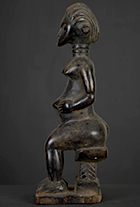 Statue Baoulé de Côte d'Ivoire de 23.5 cm