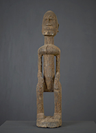 Statue d'un sage Dogon du Mali de 50 cm