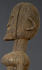 Statue d'un sage Dogon du Mali de 50 cm