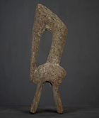Statue Sénoufo de Côte d'Ivoire de 22 cm
