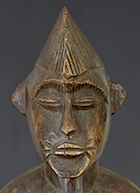Statue Sénoufo de Côte d'Ivoire de 47 cm